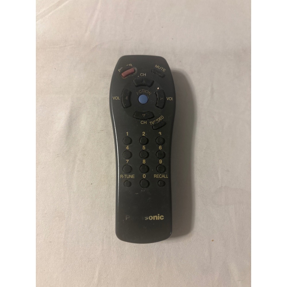 Panasonic TV Remote Control EUR501301 Black Good Condition Action Button